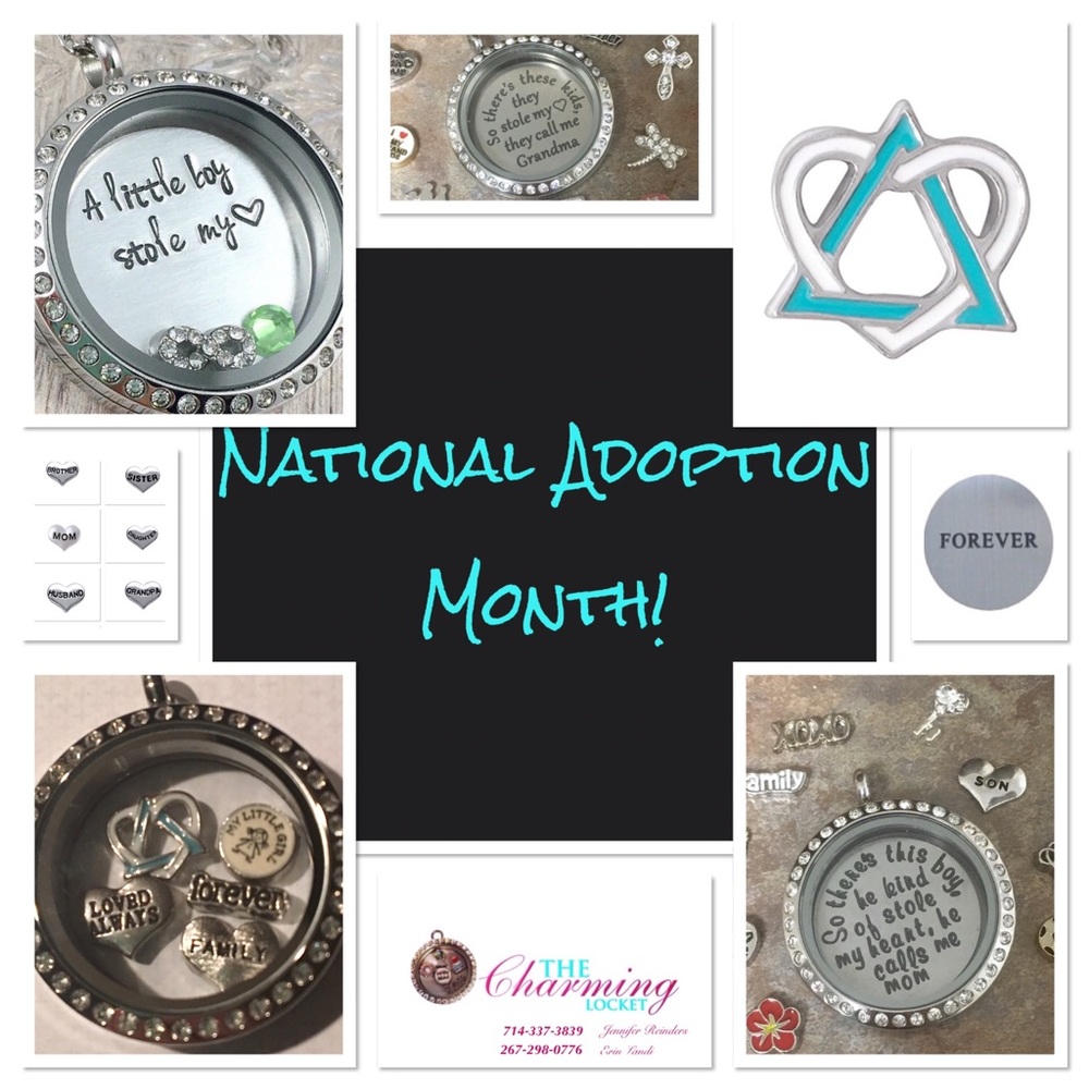 National Adoption Month! Customize a charm locket!